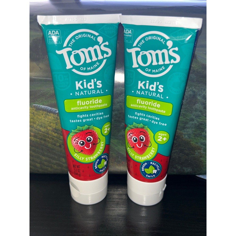 Tom's of Maine Kids Natural Fluoride Anticavity Toothpaste Silly Strawberry
X2